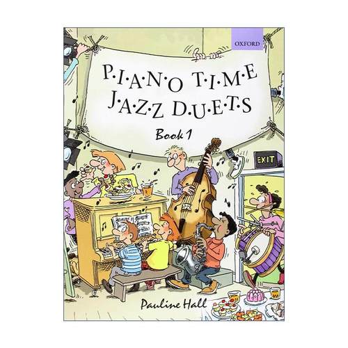 英文原版 Piano Time Jazz Duets Book 1 牛津钢琴时光 爵士二重奏1 ABRSM英皇考级钢琴启蒙教材 英文版 进口英语原版书籍
