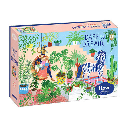英文原版 Dare to Dream 1,000-Piece Puzzle 1000块拼图 敢于做梦 儿童趣味游戏拼图 6-12岁孩子送礼优选 英文版 进口英语书籍