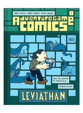 英文原版 Adventuregame Comics Leviathan 冒险游戏漫画 利维坦 儿童互动图像小说 精装 Meanwhile作者Jason Shiga 英文版