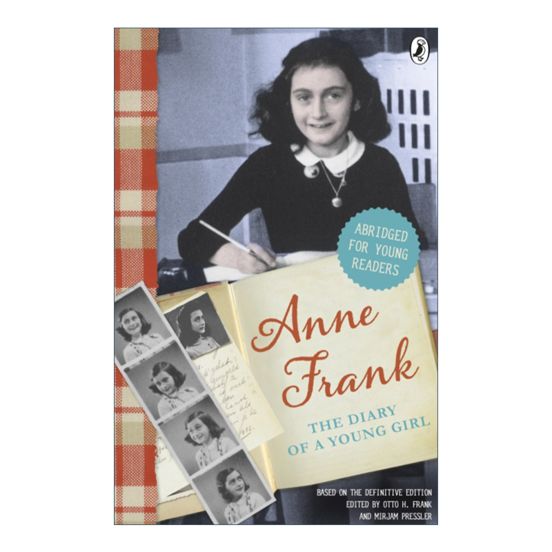 英文原版 The Diary of Anne Frank Abridged for young readers 安妮日记 青少节选版 英文版 进口英语原版书籍
