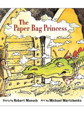 英文原版 The Paper Bag Princess Annikin Miniature Edition 蒙施爷爷讲故事 纸袋公主 迷你版 儿童经典绘本 进口英语原版书籍