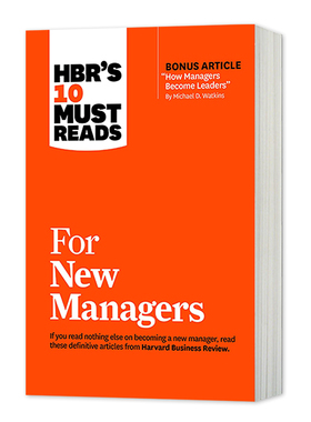 哈佛商业评论管理必读 新经理人 HBR's 10 Must Reads for New Managers 英文原版企业管理读物 进口英语书籍