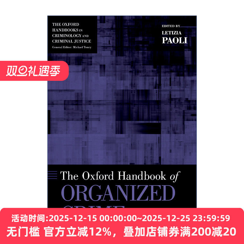 英文原版 The Oxford Handbook of Organized Crime 牛津有组织犯罪手册 英文版 进口英语原版书籍