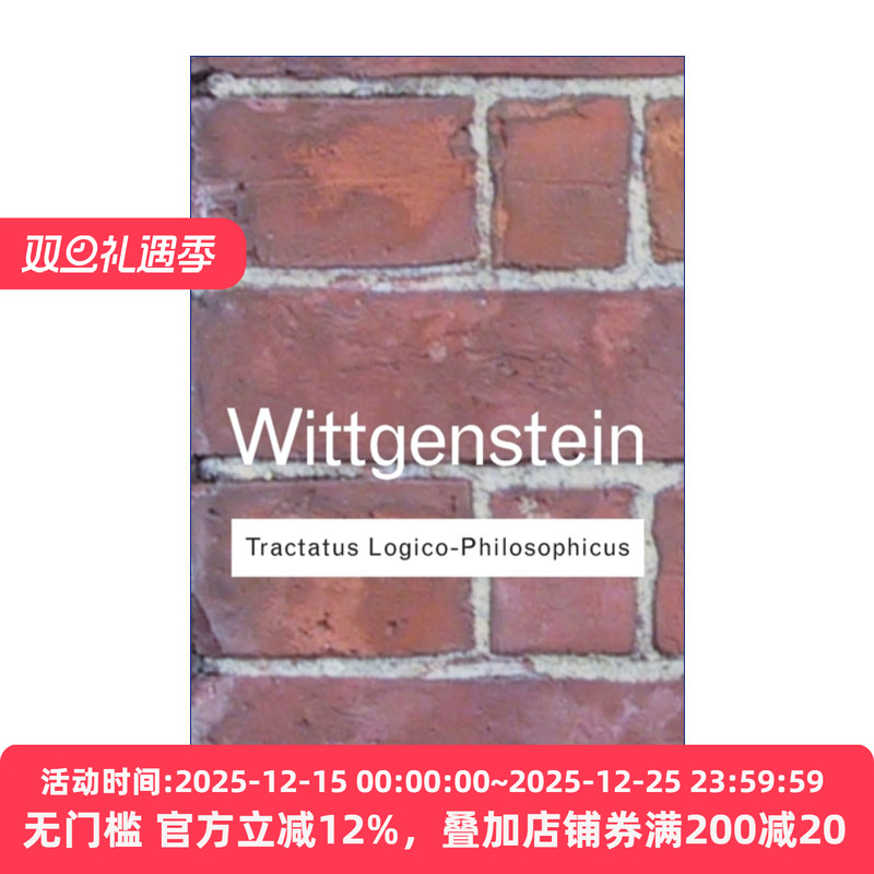 英文原版 Tractatus Logico-Philosophicus 逻辑哲学论 路德维希维特根斯坦 Routledge Classics系列 英文版 进口英语原版书籍