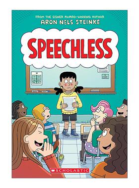 英文原版 Speechless 无声 那个不说话的女孩 图像小说 艾斯纳奖得主Aron Nels Steinke 老狼先生的教室同作者 进口英语原版书籍