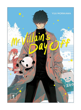 英文原版 Mr.Villain's Day Off 01 休假日的坏人先生1 同名动漫治愈喜剧漫画 森川侑 英文版 进口英语原版书籍