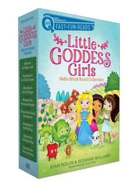 英文原版 Little Goddess Girls Hello Brick Road Collection  小女神们1-8册套装  冒险章节书 英文版 进口英语原版书籍