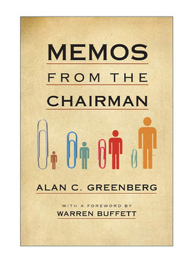 英文原版 Memos from the Chairman 老板备忘录 前贝尔斯登CEO兼董事长Alan C Greenberg 巴菲特阅读书单 英文版 进口英语原版书籍
