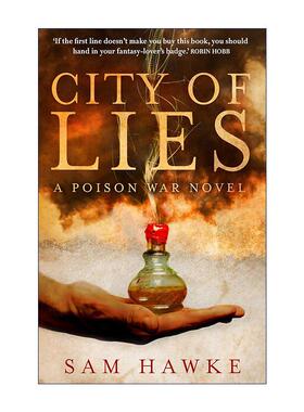 英文原版 City of Lies 毒药之战1 谎言之城 Sam Hawke畅销奇幻小说 英文版 进口英语原版书籍