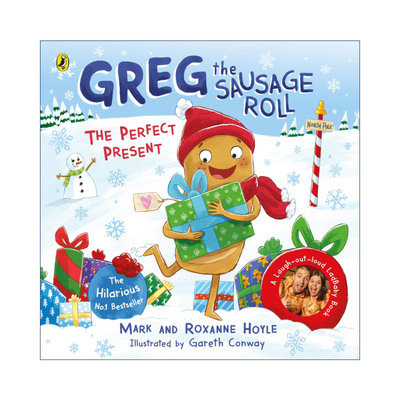 英文原版 Greg the Sausage Roll The Perfect Present 香肠卷格雷格 完美的礼物 育儿网红LadBaby绘本 英文版 进口英语原版书籍