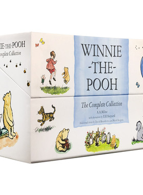 小熊维尼30册精装盒装 Winnie-the-Pooh 30-copy Deluxe Hardback Set 英文原版儿童启蒙英语读物 进口英语书籍