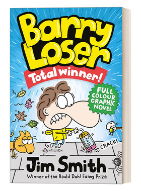 十足的嬴家 Barry Loser: Total Winner 倒霉蛋巴里幽默漫画小说 全彩 英文原版儿童漫画 进口英语书籍