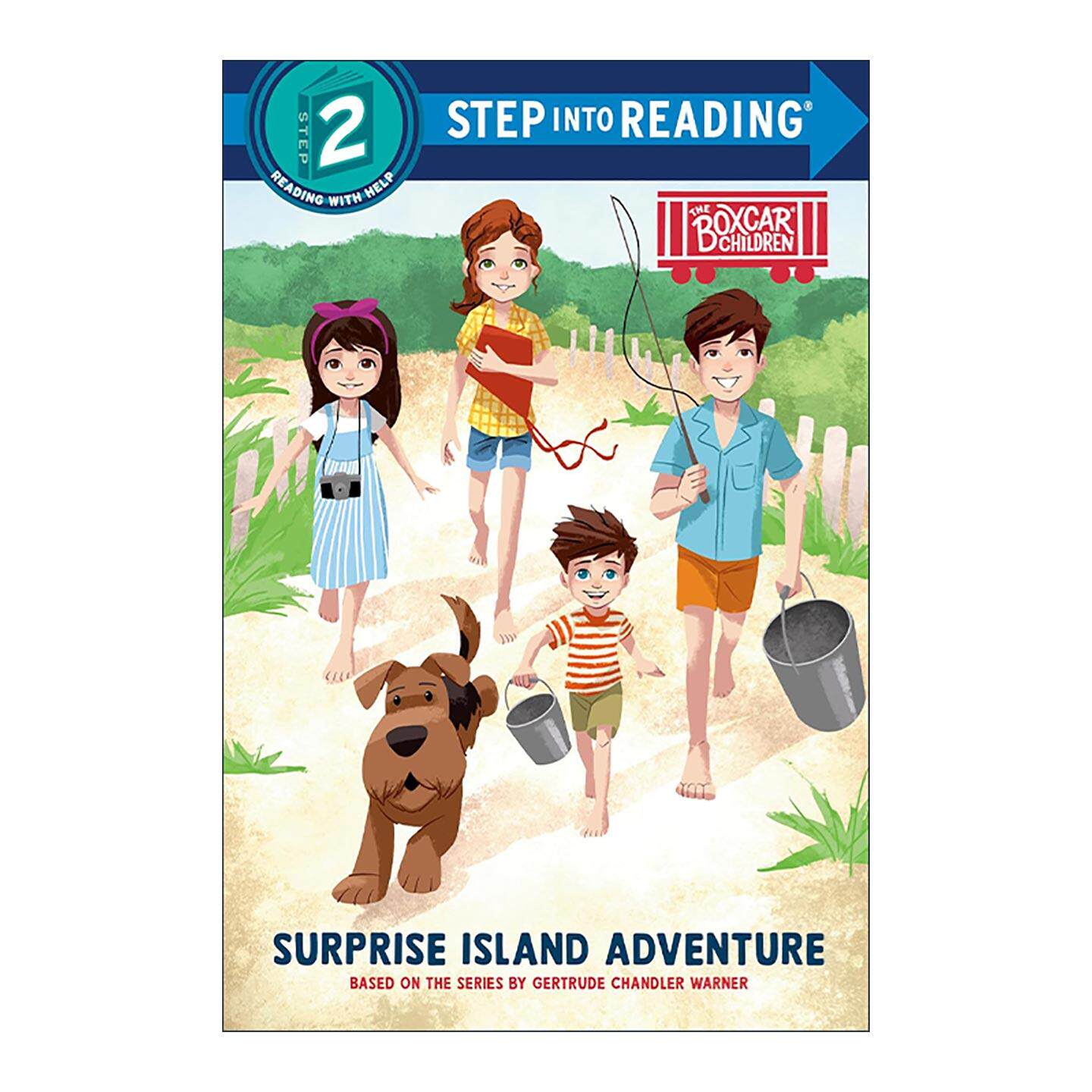英文原版 Step into Reading 2 Surprise Island Adventure Boxcar Children Early Reader 惊喜岛冒险 棚车少年系列 英文版