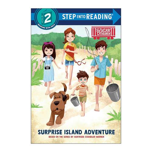 英文原版 Step into Reading 2 Surprise Island Adventure Boxcar Children Early Reader 惊喜岛冒险 棚车少年系列 英文版