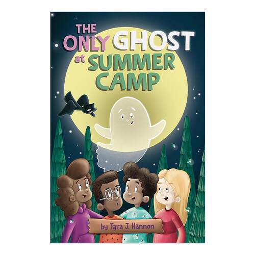 英文原版 The Only Ghost at Summer Camp 夏令营里的幽灵 儿童章节桥梁故事书 Tara J. Hannon 英文版 进口英语原版书籍
