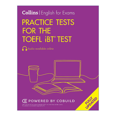 英文原版 Collins English Practice Tests for the TOEFL iBT? Test 托福考试练习 第二版 英文版 进口英语原版书籍
