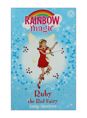 英文原版 Rainbow Magic Ruby The Red Fairy 彩虹魔法仙子 红色仙子露比 儿童奇幻章节桥梁书 英文版 进口英语原版书籍