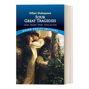 奥赛罗 Four 哈姆雷特 英文原版 罗密欧与朱丽叶 Editions Tragedies Thrift Great 进口英语书籍 莎士比亚四大悲剧 Dover 麦克白
