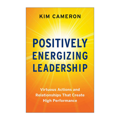 英文原版 Positively Energizing Leadership 积极激励的领导 创造高绩效的良性行为和关系 Kim Cameron 英文版 进口英语原版书籍