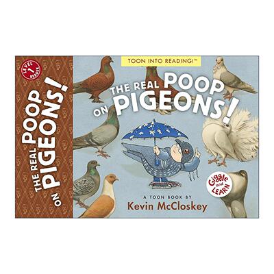 英文原版 The Real Poop on Pigeons TOON Level 1 Giggle and Learn 真正的鸽子便便 笑着学习系列 儿童科普百科漫画绘本 英文版