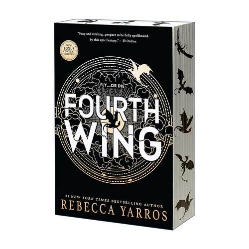 英文原版 Fourth Wing 龙骑士战争学院1 四旋翼 英文版 进口英语原版书籍