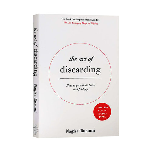 丢弃的艺术 The Art of Discarding 人生与修养 英文原版心理学类书 英文版进口原版书籍 Nagisa Tatsumi