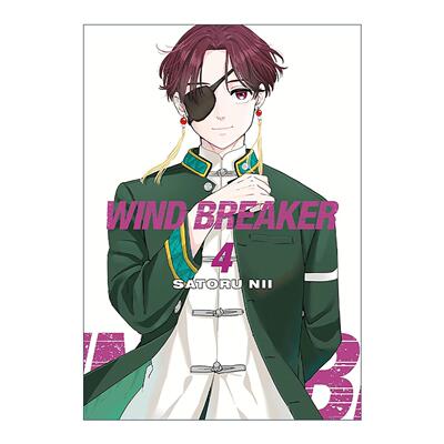 英文原版 Wind Breaker 4 防风铃 防风少年04 同名热血动漫漫画 二位悟 英文版 进口英语原版书籍