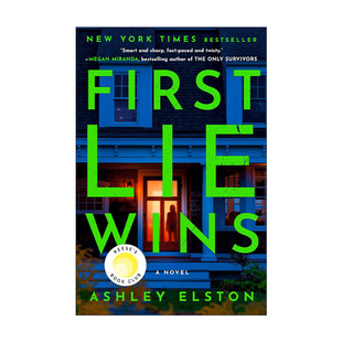 英文版 书籍 Wins Ashley Elston 女性惊悚悬疑小说 Lie 头个谎言获胜 进口英语原版 英文原版 精装 First