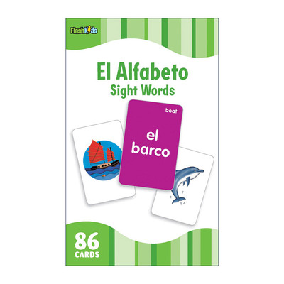 原版 El Alfabeto/The Alphabet Flash Kids Spanish Flash Cards 西班牙语 字母闪卡 进口原版书籍