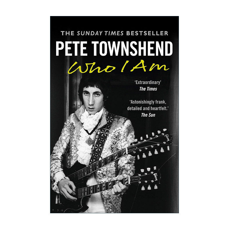 英文原版 Pete Townshend Who I Am 彼得&middot;汤森德自传 The Who乐队吉他手 英文版 进口英语原版书籍