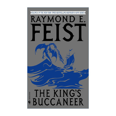 英文原版 The King's Buccaneer 克朗多之子系列2 国王的海盗 奇幻小说 Raymond E. Feist 英文版 进口英语原版书籍