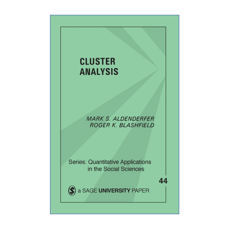 Cluster Analysis 聚类分析 马克·奥登德菲尔 SAGE社会科学定量研究应用丛书