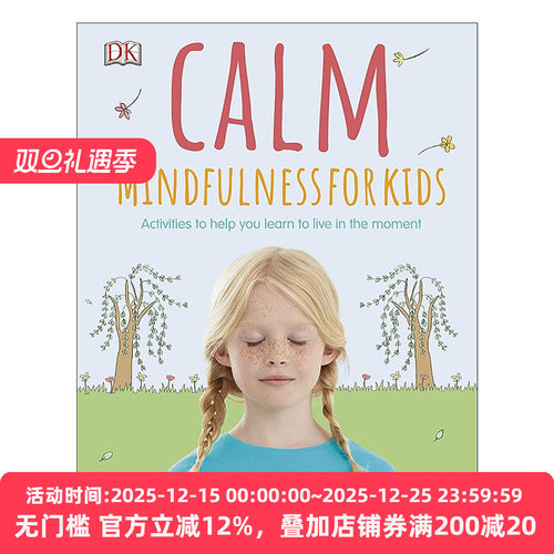 英文原版 CALM mindfulness for kids  DK儿童正念精装指南 英文版 进口英语原版书籍