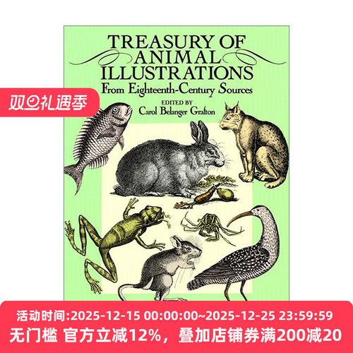Treasury of Animal Illustrations 18世纪动物图鉴 插图 Carol Grafton