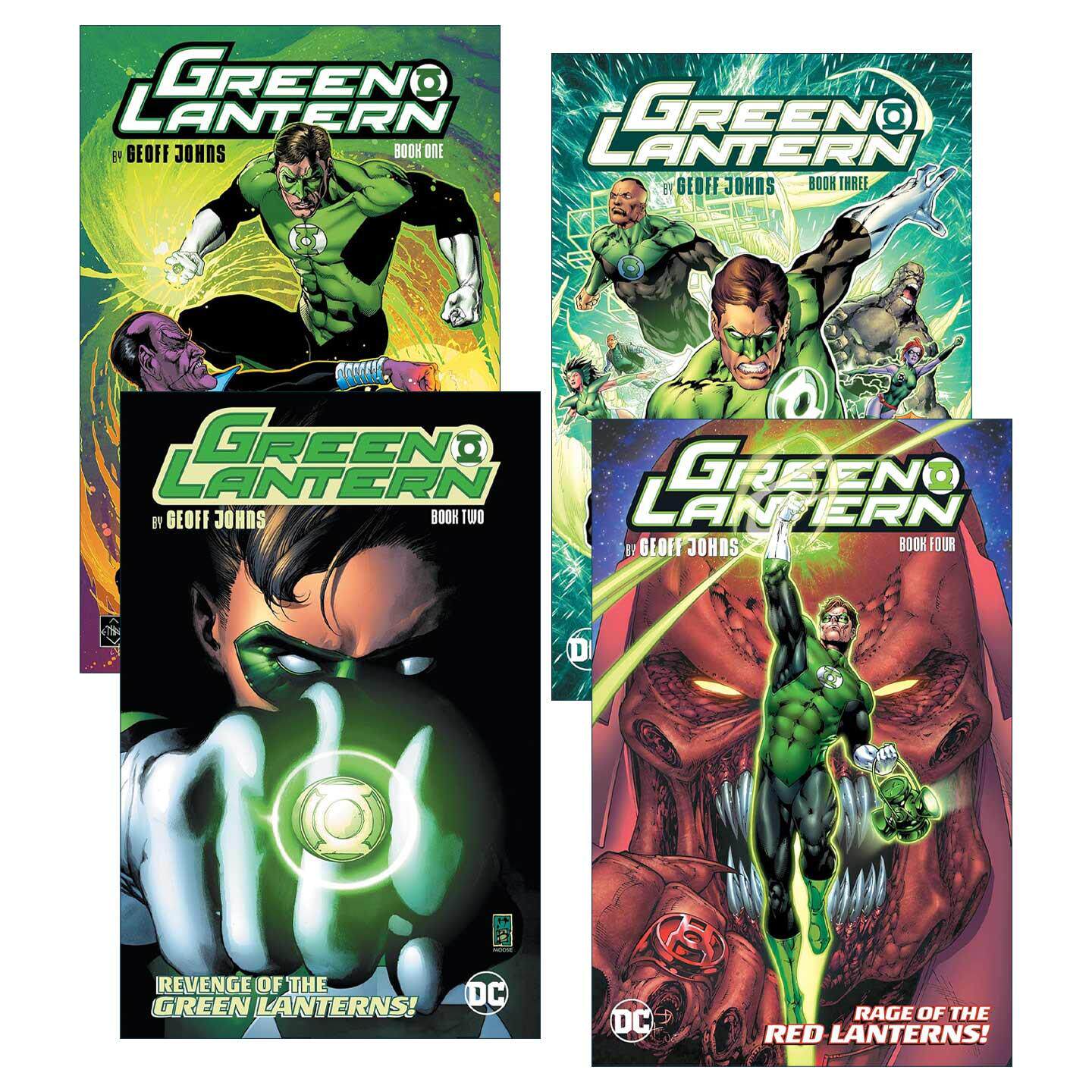 英文原版 Green Lantern by Geoff Johns 绿灯侠新版1-4册 DC漫画 英文版 进口英语原版书籍