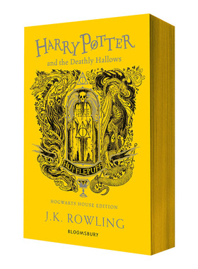哈利波特与死亡圣器 Harry Potter and the Deathly Hallows Hufflepuff  赫奇帕奇学院版 英文原版科幻小说 进口课外阅读书籍