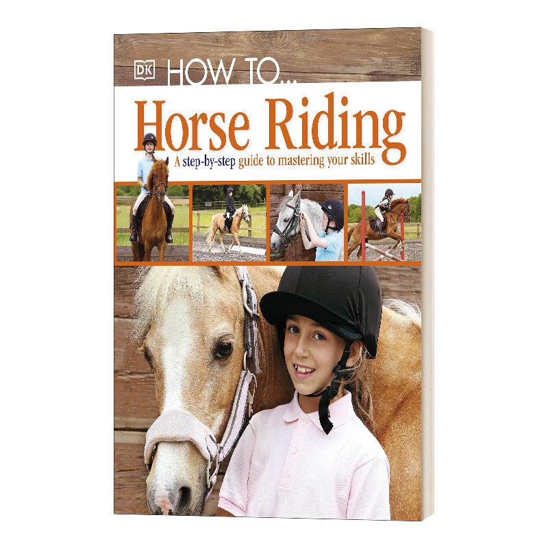 horse riding 英文原版儿童学习工具书 进口英语书籍
