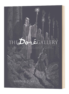 多雷的画廊 伟大的120幅插图 The Doré Gallery His 120 Greatest Illustrations 英文原版绘画艺术读物 进口书籍