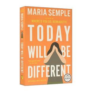 英文原版 Today Will Be Different 今天将会不一样 伯纳黛特你去了哪作者 英文版 进口英语原版书籍