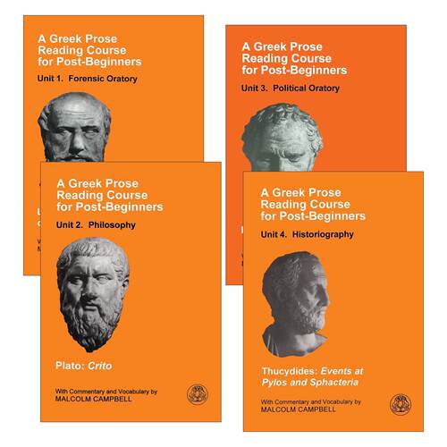 英文原版 A Greek Prose Course 希腊语散文阅读进阶教材1-4册 英文版 进口英语原版书籍