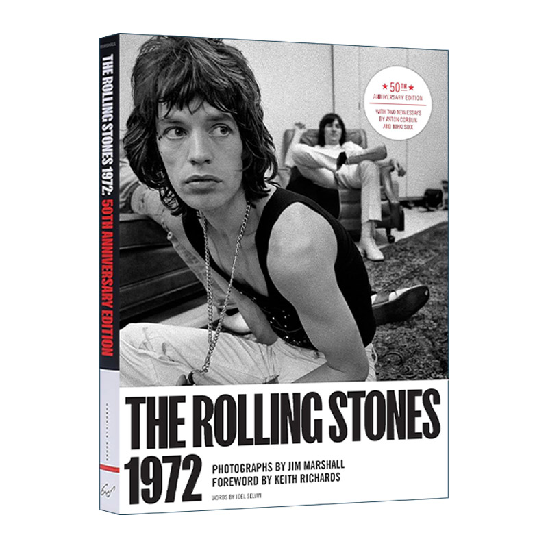 英文原版 The Rolling Stones 滚石乐队1972年 50周年纪念版 精装写真纪念册 英文版 进口英语原版书籍
