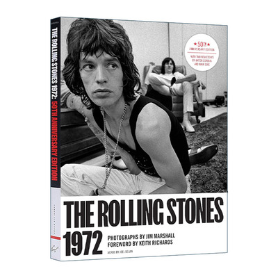 英文原版 The Rolling Stones 滚石乐队1972年 50周年纪念版 精装写真纪念册 英文版 进口英语原版书籍