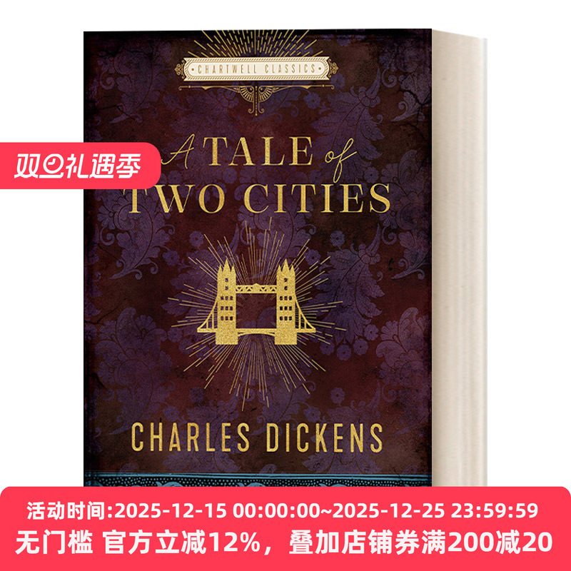 英文原版 A Tale of Two Cities 双城记 狄更斯 查特威尔经典系列 精装 英文版 进口英语原版书籍