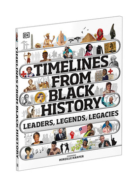 Timelines from Black History 黑人历史的时间表 精装