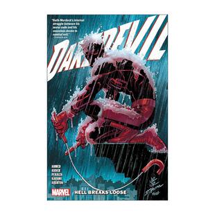 漫威漫画 Vol.1 Ahmed 英文原版 Breaks 地狱爆发 英文版 卷一 Saladin 超胆侠 Loose 书籍 进口英语原版 Hell Daredevil