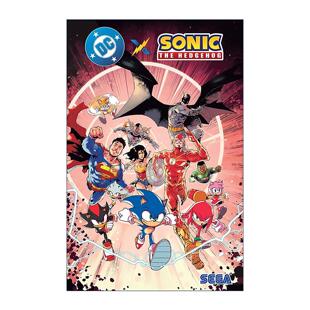 联动漫画集 Hedgehog 英文原版 Ian 进口英语原版 Sonic 英文版 书籍 the Flynn 刺猬索尼克