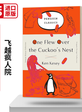 飞越疯人院 企鹅经典橘色收藏版毛边书 One Flew Over the Cuckoo's Nest 英文原版小说 进口英语书籍
