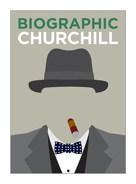 英文原版 Biographic Churchill 丘吉尔 信息图表式精装名人传记 英文版 进口英语原版书籍