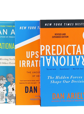 Predictably Irrational 可预测的非理性+非理性的积极力量+非理性的你 怪诞行为学3册全套装 英文原版心理读物