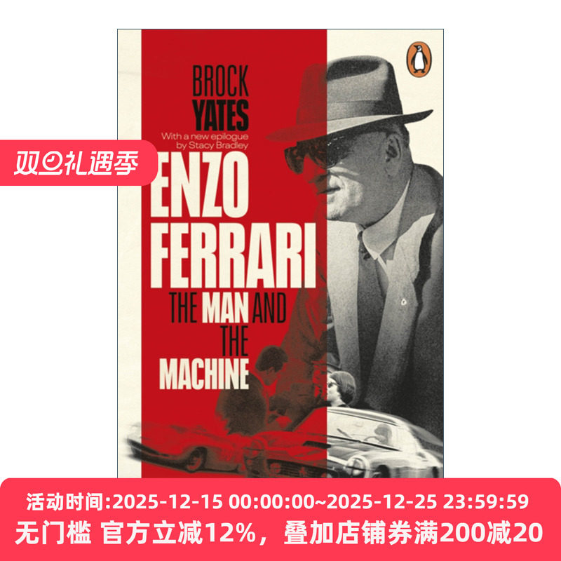 英文原版 Enzo Ferrari 恩佐?法拉利传 布洛克-耶茨 英文版 进口英语原版书籍